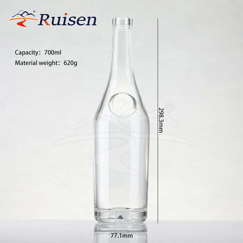 Premium Quality Clear Glass Wine Bottle 700ml For Boutique Wineries And Premium Spirits