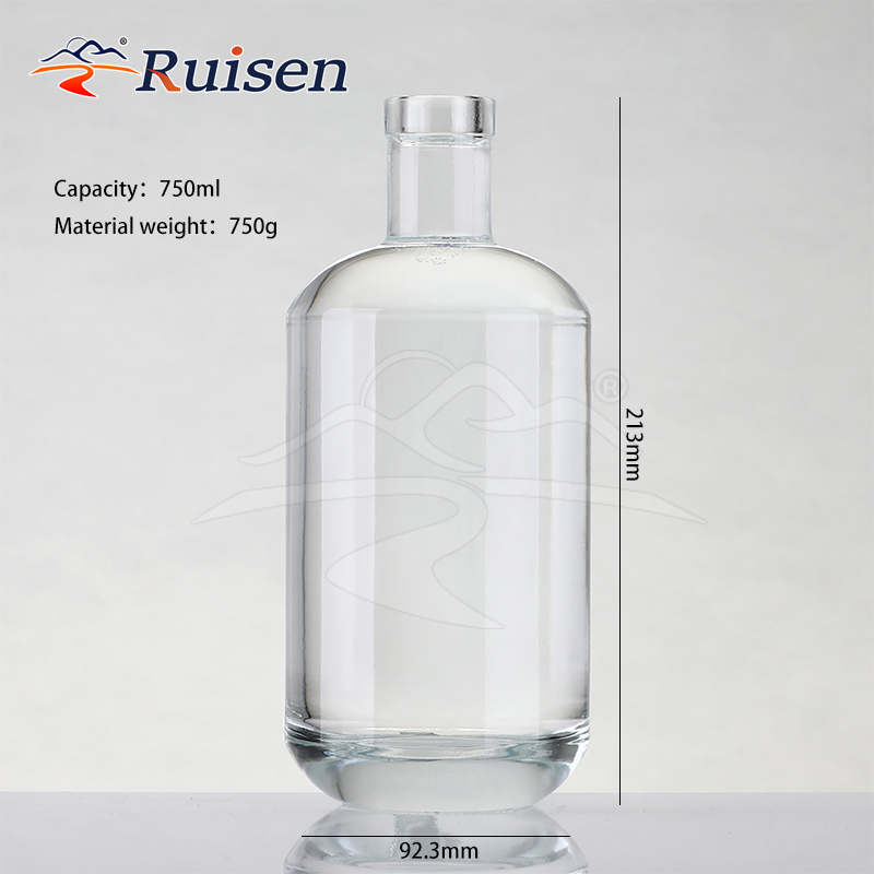 500ml  700ml High-Quality Glass Wine Bottle Intricate Carved Style For Craft Wine Brands And Large-Volume Alcohol Packaging