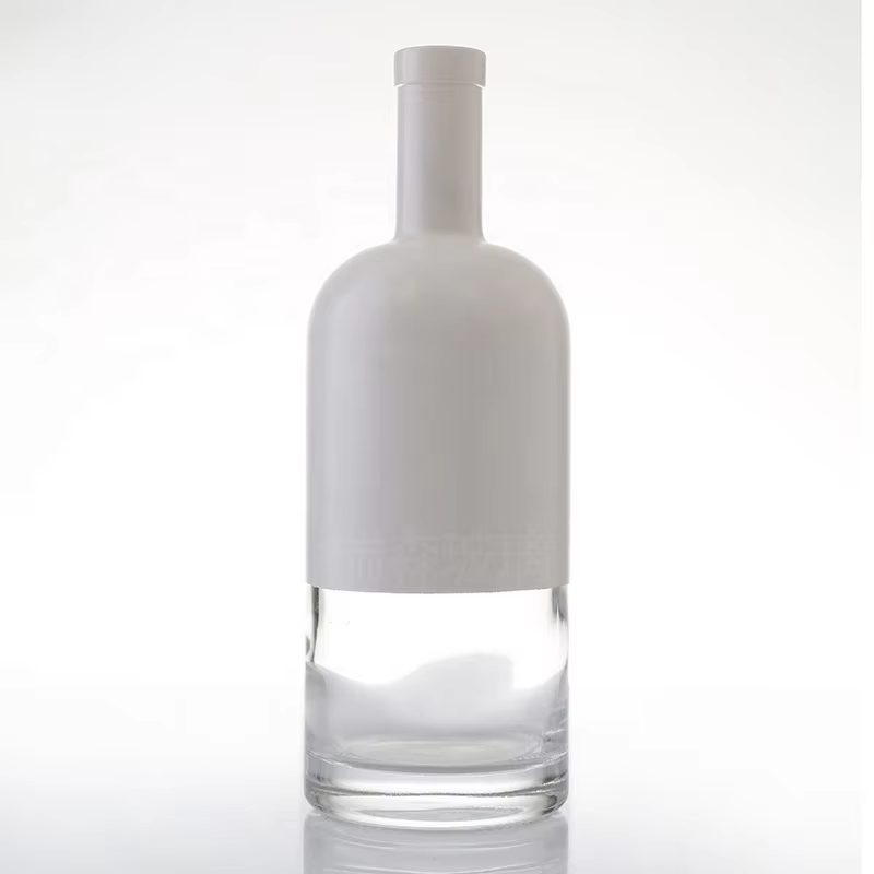  Crystal Glass Liquor Decanter With Golden Cap 750ml For Whiskey Brandy Vodka Wine Storage Bar Home Decoration